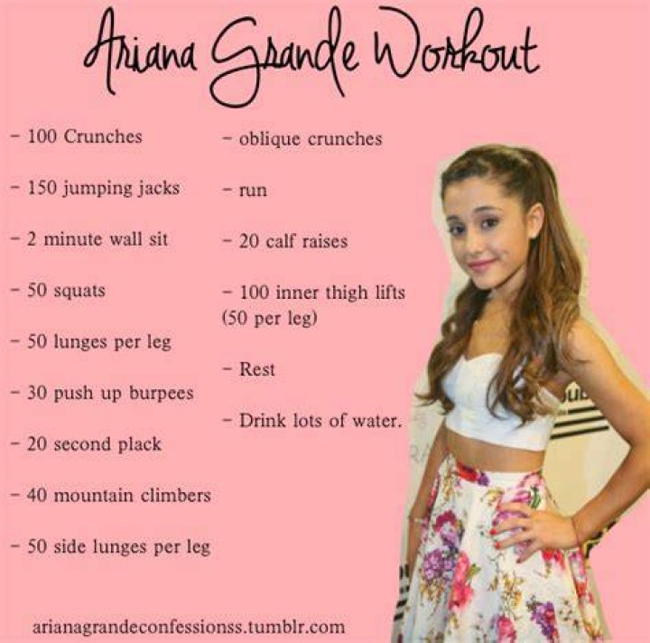Ariana Grande Workout Routine
