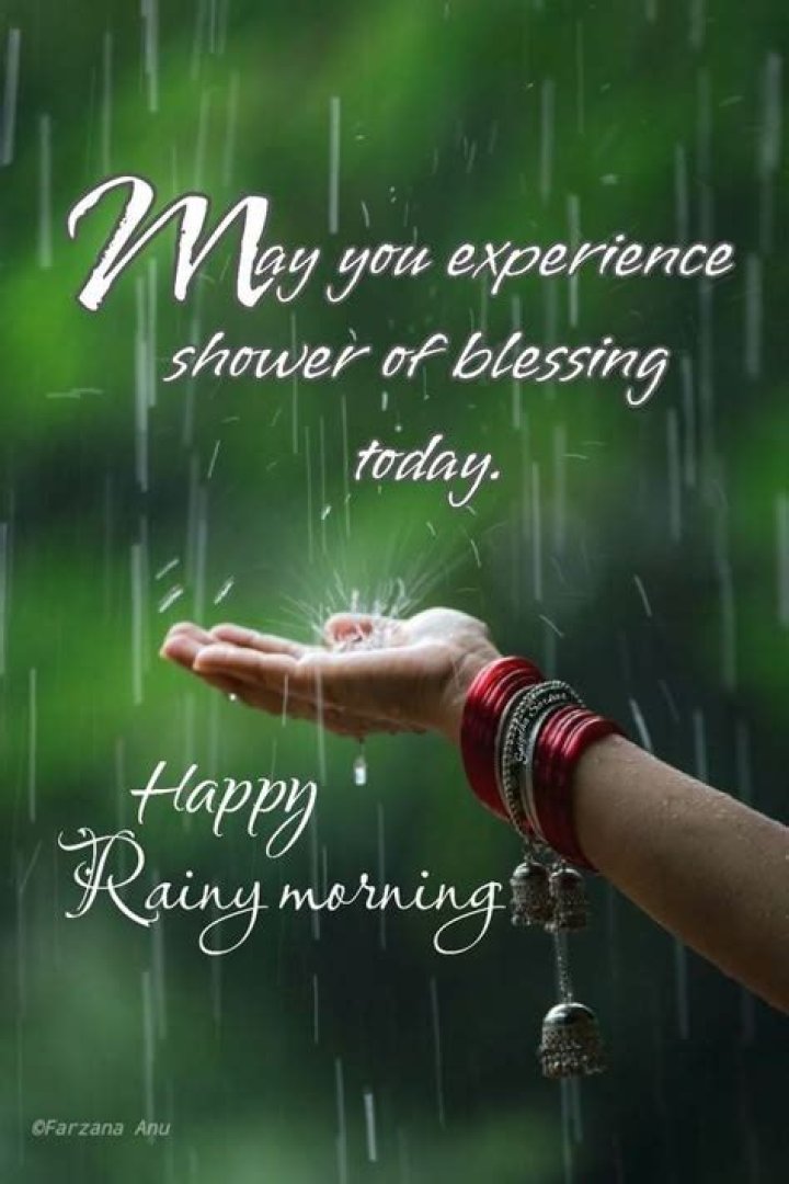 Embracing The Serenity Of A Good Morning Raining Day