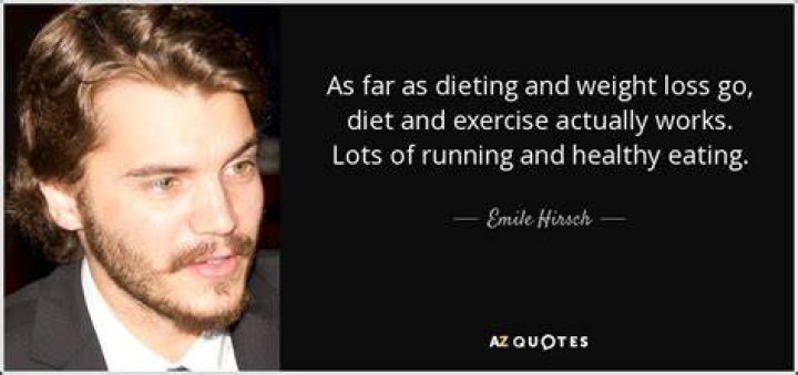 Emile Hirsch Diet Plan