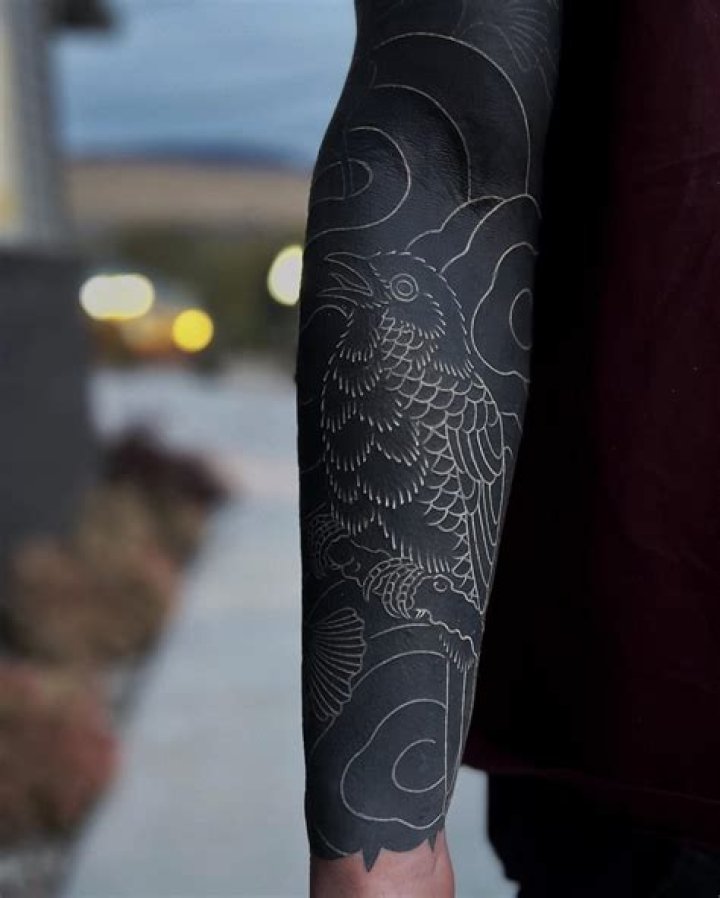Exploring Unique Blackout Tattoo Ideas: A Canvas Of Bold Expression