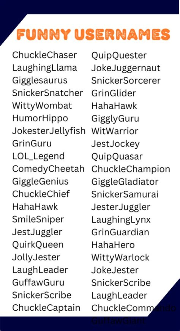 Hilarious And Creative Names For Barbarians