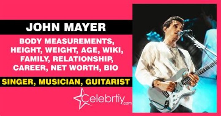 John Mayer Body Measurements Height Weight Shoe Biceps Size Vital Statistics