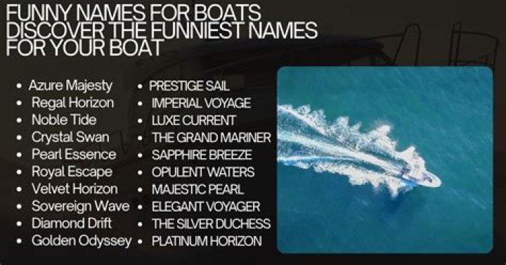 Set Sail With A Smile: The Most Hilarious Boat Names