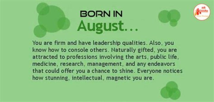 Unveiling The Charismatic Essence Of 20 August Born Personality