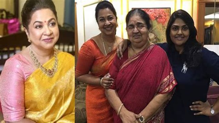 Unveiling The Life Of Radhika Sarathkumar's Sister