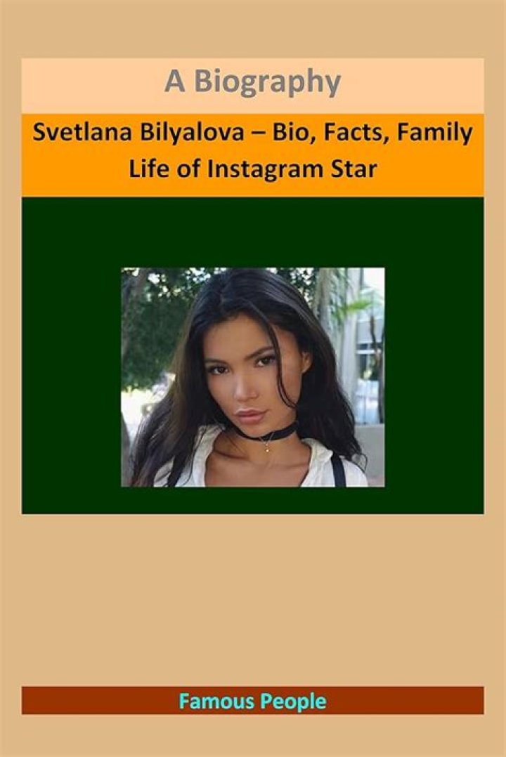 Unveiling The Life Of Sveta Bilyalova: A Comprehensive Bio